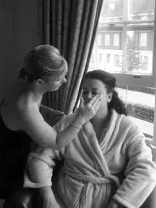 Stacey working. Contact Makeup by SPR, Kenilworth